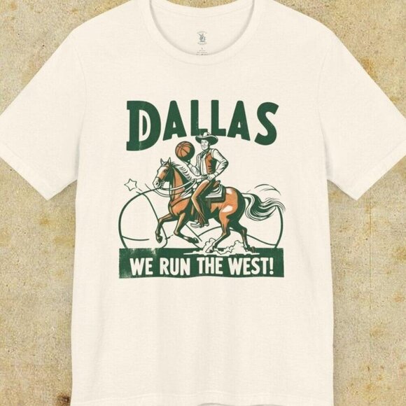 Brooke B Other - Dallas Basketball We Run The West Retro Fan Graphic Sport Style Shirt T-Shirt 73